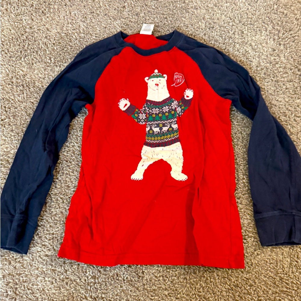 Gymboree boys Christmas long sleeve shirt size 8